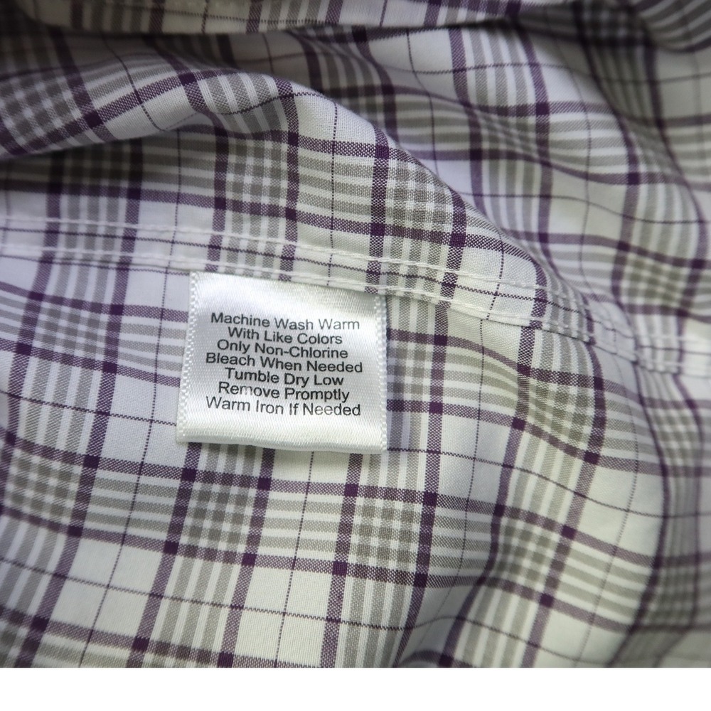 Lot of 2 Jos A Bank Traveler Traditional Fit Plaid Button Down Shirts Men's M - Picture 7 of 10